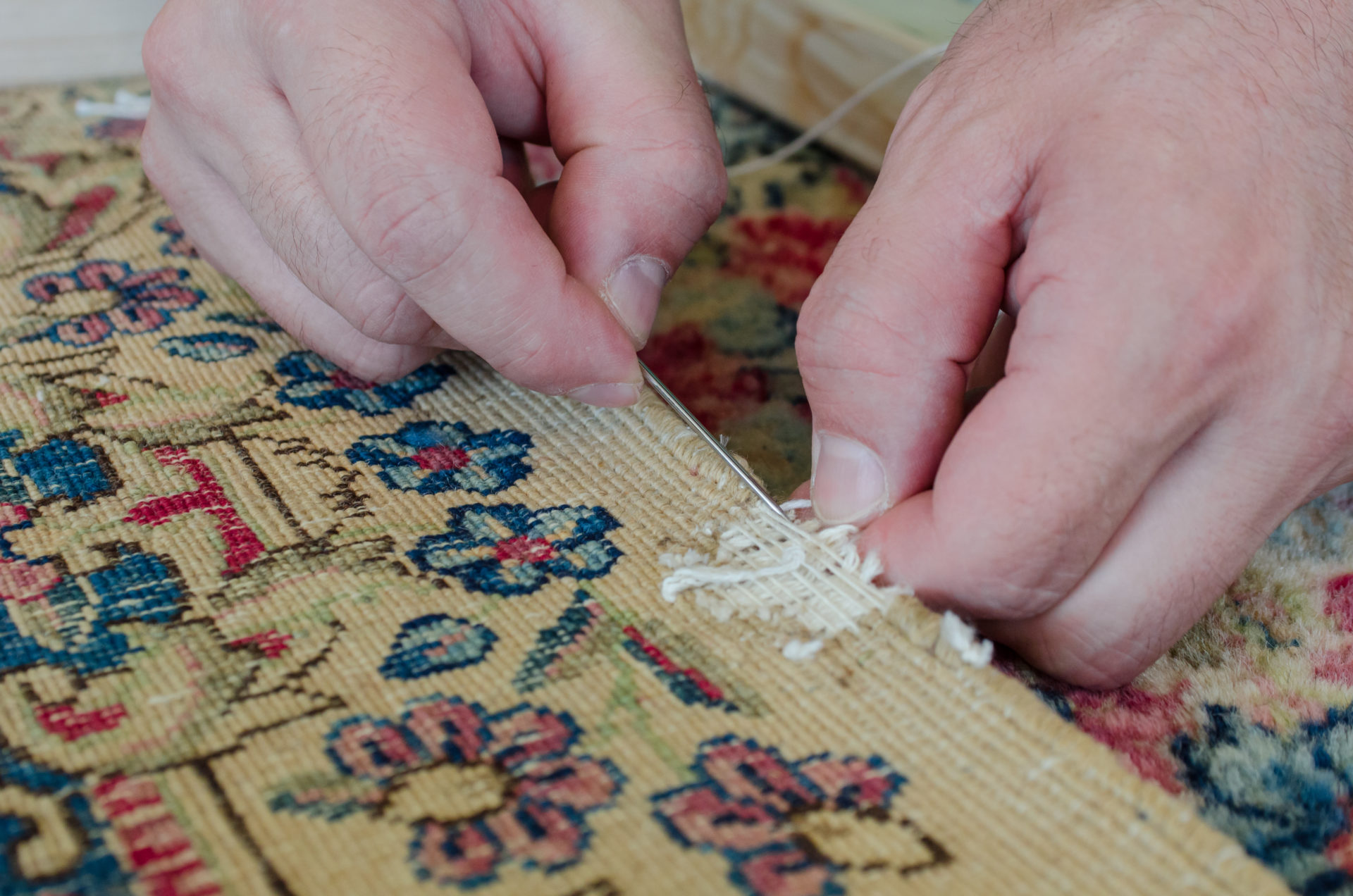 rug repair sewing